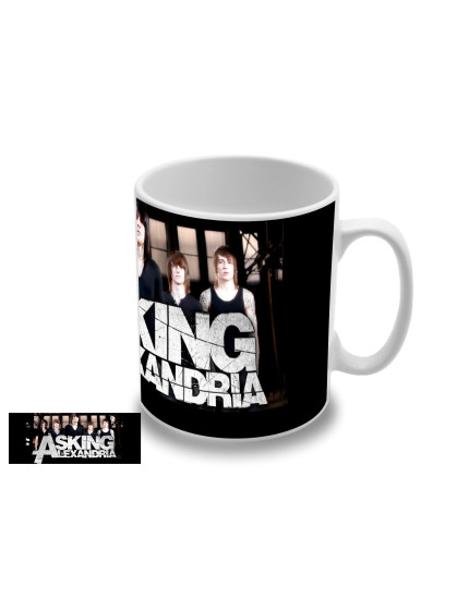 Asking Alexandria Band Portrait 3 hrnek obrázok 1
