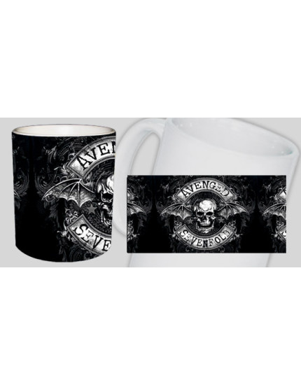 Avenged Sevenfold Ancient Skull hrnek obrázok 1