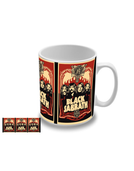 Black Sabbath Vintage Poster hrnek obrázok 1