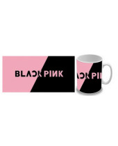Blackpink - Pink Black Logo hrnek