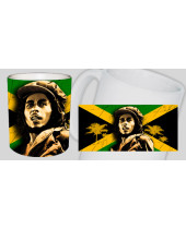 Bob Marley - Jamaica Flag hrnek