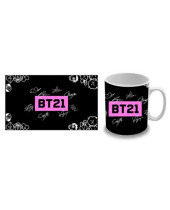 BT21 - Logo Signature hrnek