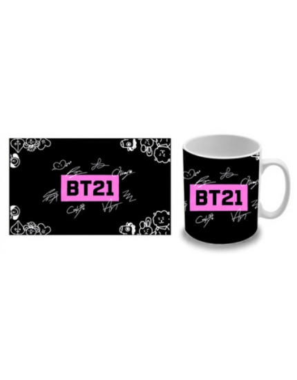 BT21 - Logo Signature hrnek obrázok 1