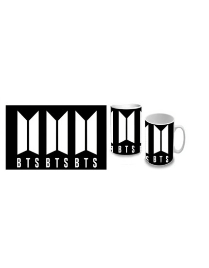 BTS Beyond The Scene - White Logo hrnek obrázok 1