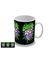 Blink 182 Green Logo hrnek