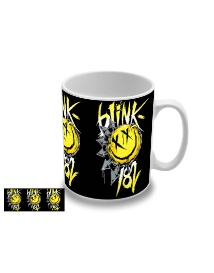 Blink 182 Yellow Logo hrnek obrázok 1