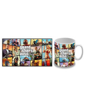 Grand Theft Auto 5 (GTA 5) - Collage hrnek