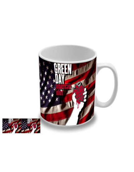 Green Day - American Idiot motív 2 hrnek obrázok 1
