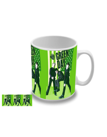 Green Day - Band Green hrnek obrázok 1