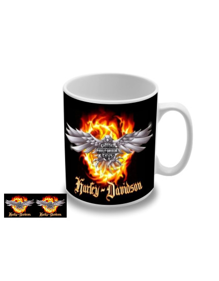 Harley Davidson - Flames hrnek obrázok 1