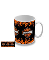 Harley Davidson - Flame Logo hrnek