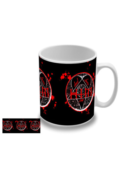 HIM - Red Heartagram hrnek obrázok 1