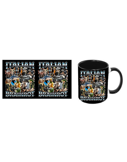 Italian Brainrot Meme - Family Poster hrnek obrázok 1