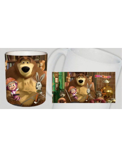 Máša a Medvěd - motív 3 hrnek obrázok 1