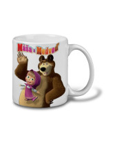 Máša a Medvěd - motív 5 hrnek