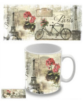 Paris - Vintage hrnek