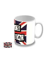 Punks not Dead - UK Flag hrnek