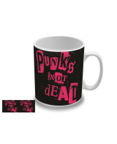 Punks not Dead - Red Logo hrnek
