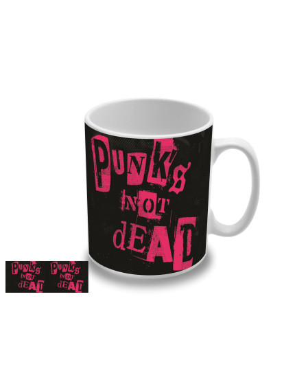 Punks not Dead - Red Logo hrnek obrázok 1