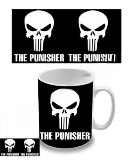 Punisher - Logo and Skull hrnek obrázok 1