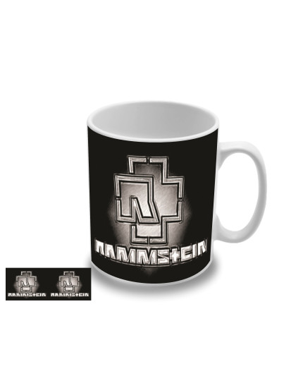 Rammstein - Grey Logo hrnek obrázok 1
