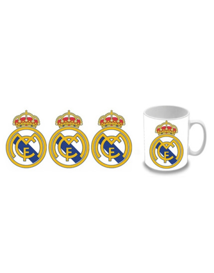 Real Madrid - Logo bílý hrnek obrázok 1