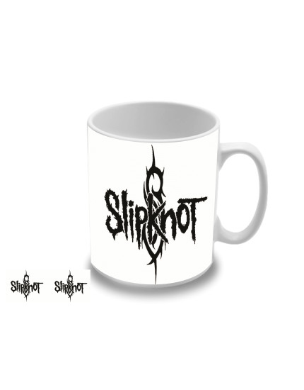 Slipknot - White Logo hrnek obrázok 1