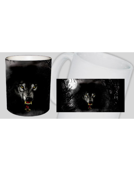 Wolf Collection - Wolf Angry hrnek obrázok 1