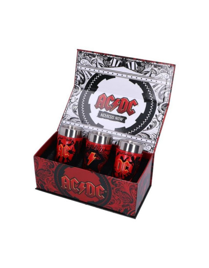 AC/DC Logo sada panáků (3 kusy) 8 cm obrázok 1