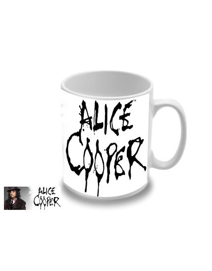 Alice Cooper Photo and Logo hrnek obrázok 1