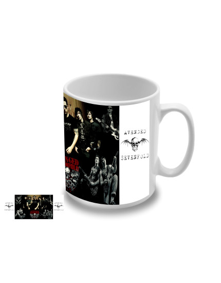 Avenged Sevenfold Band Collage hrnek obrázok 1