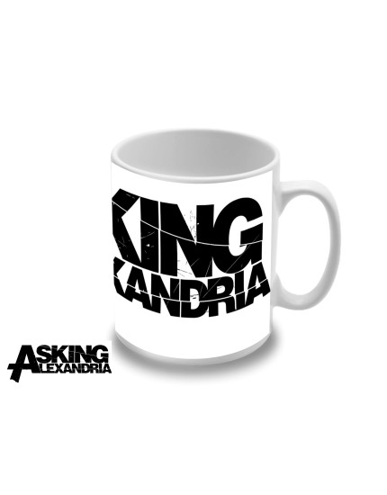 Asking Alexandria Black Logo hrnek obrázok 1