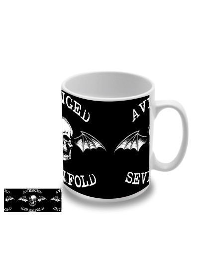 Avenged Sevenfold Bat Skull hrnek obrázok 1