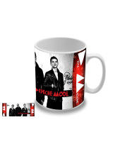 Depeche Mode - Red Logo and Band hrnek