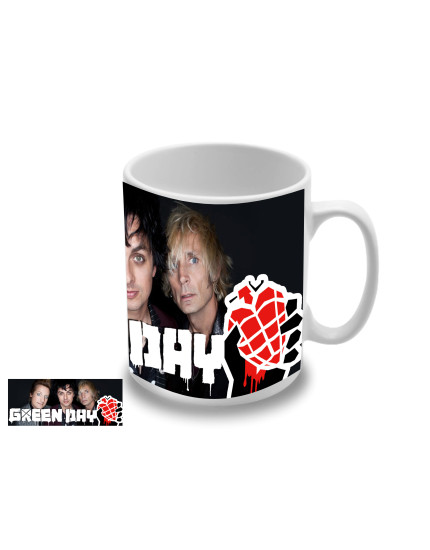 Green Day - Band and Logo hrnek obrázok 1