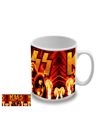 Kiss - Band Red hrnek obrázok 1