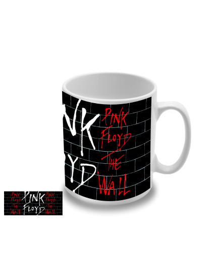 Pink Floyd - The Wall Black and Red motív hrnek obrázok 1