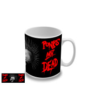 Punks not Dead - Punk Skull hrnek