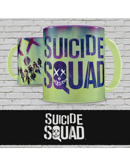 Suicide Squad hrnček Characters and Logo obrázok 1