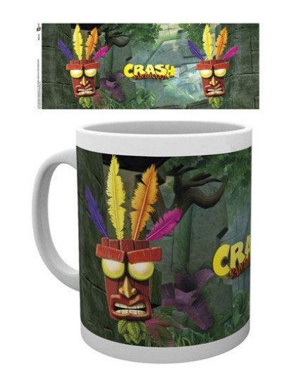 Crash Bandicoot hrnček Aku Aku obrázok 1