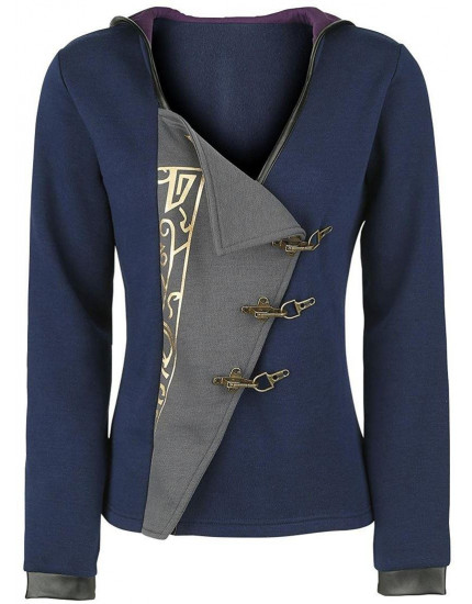 Dishonored 2 Hoodie - Emily Empress Girls Hooded Zip Dark obrázok 1