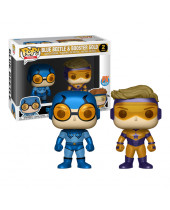 Pop! Heroes - DC Super Heroes - Blue Beetle and Booster Gold Metallic - 2-Pack LC Exclusive