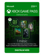 XBOX - Game Pass dárková karta 259 Kč (předplatné na 1 měsíc pro CZK účty) (digitálny produkt)