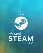 5x Náhodný steam klíč